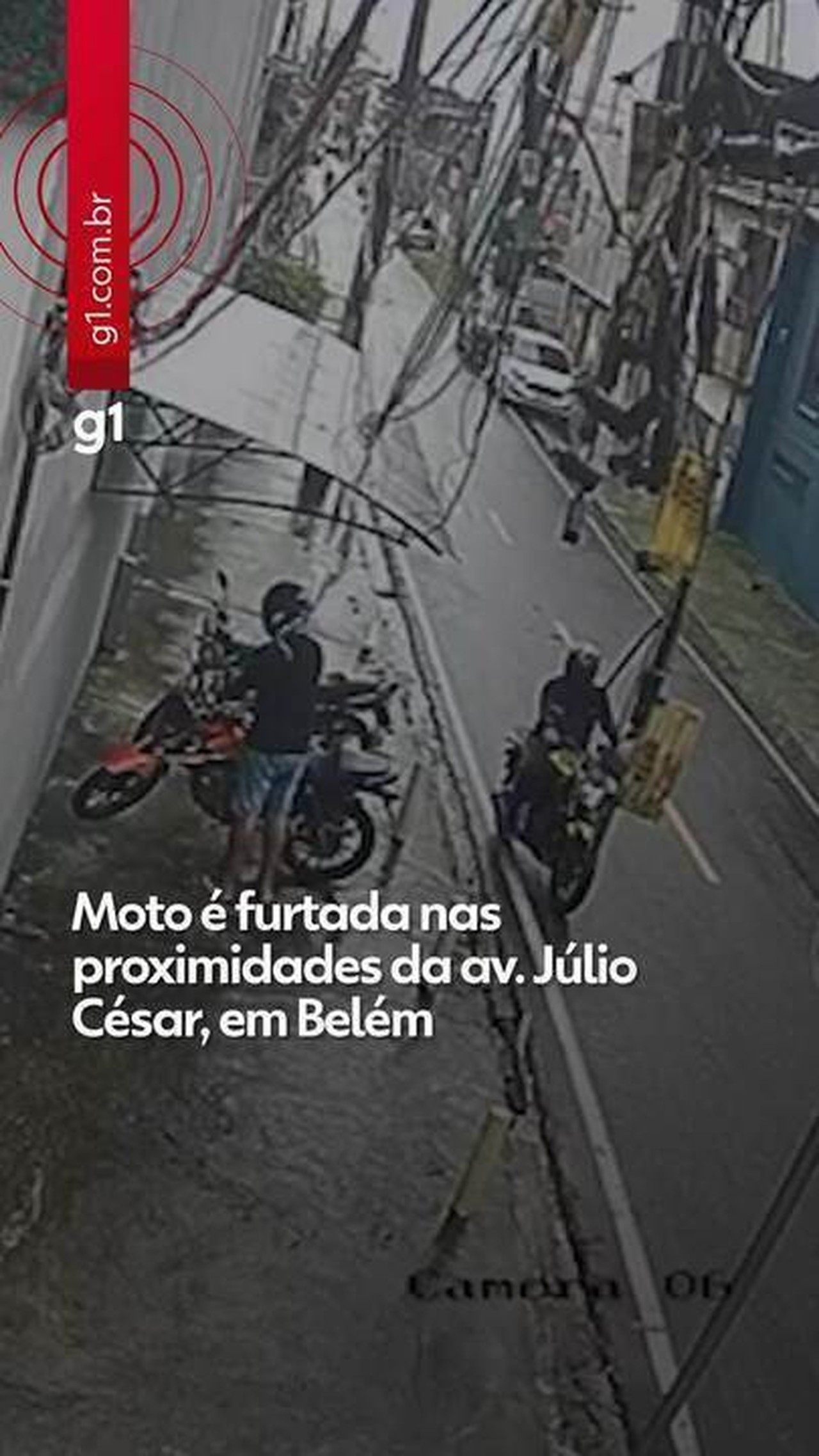 Furto de Moto em Plena Luz do Dia é Registrado em Belém