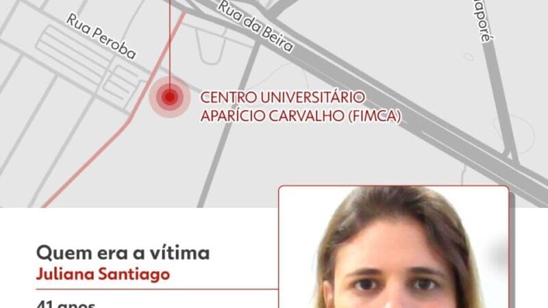 Polícia descarta versão de faca entregue pela professora e expulsa aluno da faculdade