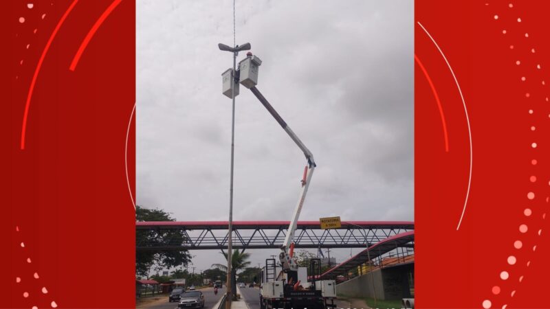Reparos Melhoram Iluminação de Passarela em Frente à Unifap em Macapá