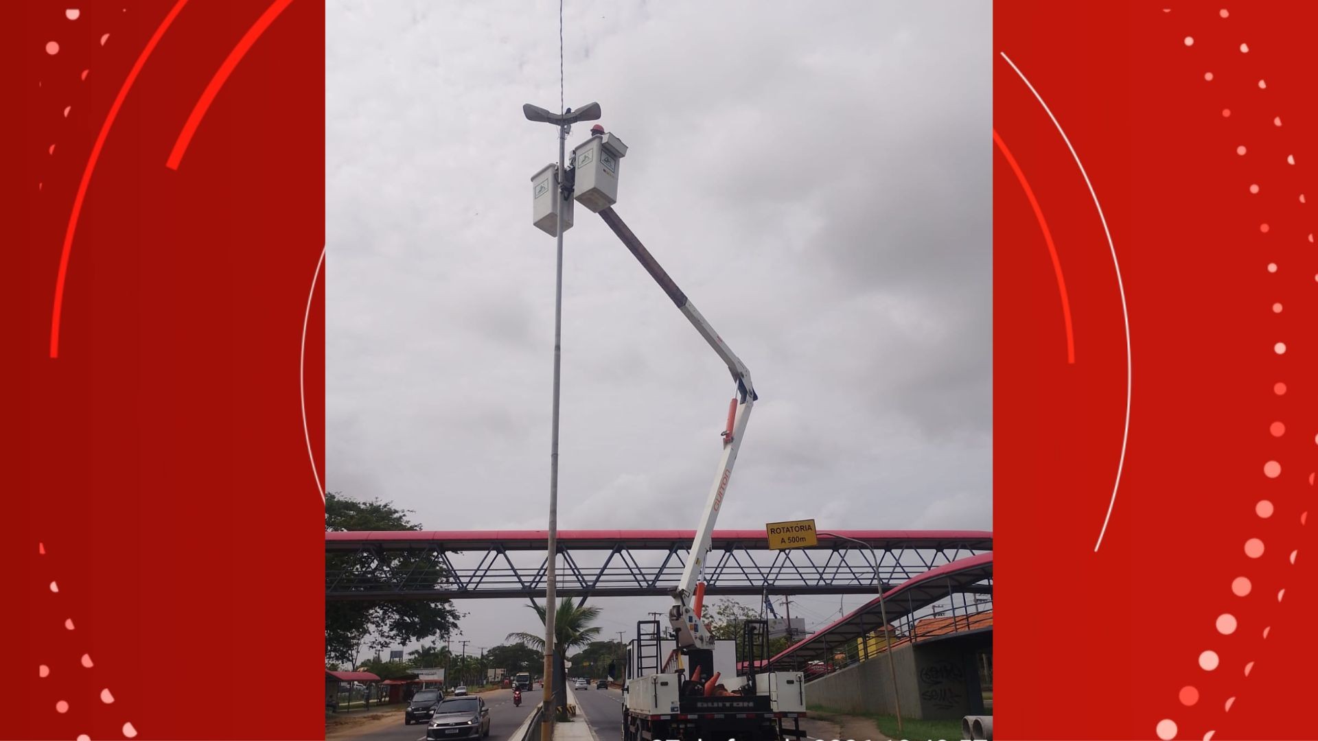 Reparos Melhoram Iluminação de Passarela em Frente à Unifap em Macapá