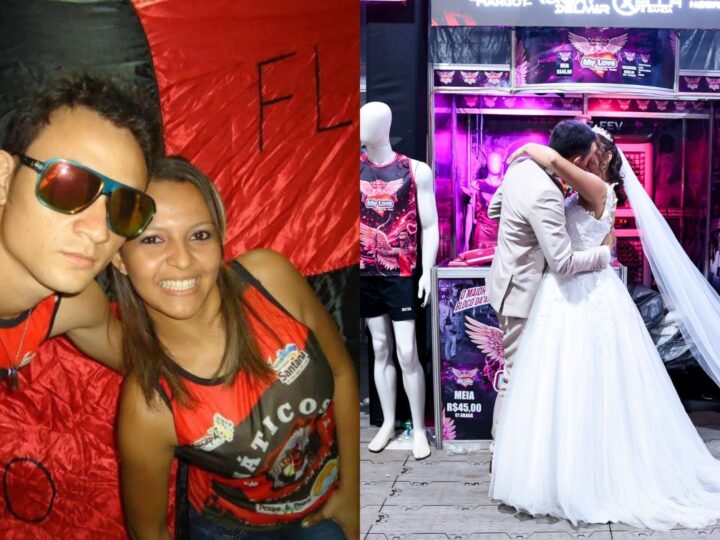 Do bloquinho ao altar: a história de amor de Tainara e Andrio