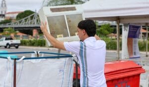 Coleta seletiva de eletrônicos em Manaus