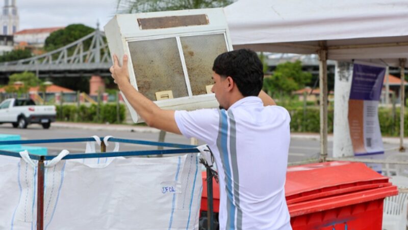 Coleta seletiva de eletrônicos em Manaus