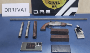Polícia Civil fecha fábrica clandestina de armas em Boa Vista