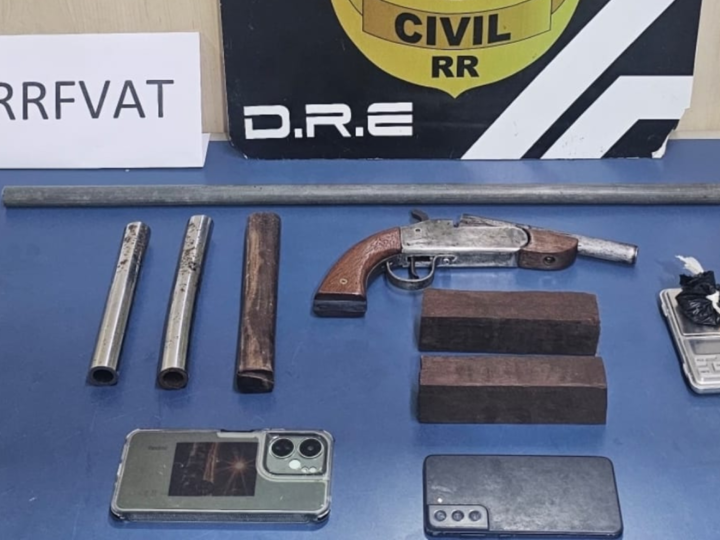 Polícia Civil fecha fábrica clandestina de armas em Boa Vista