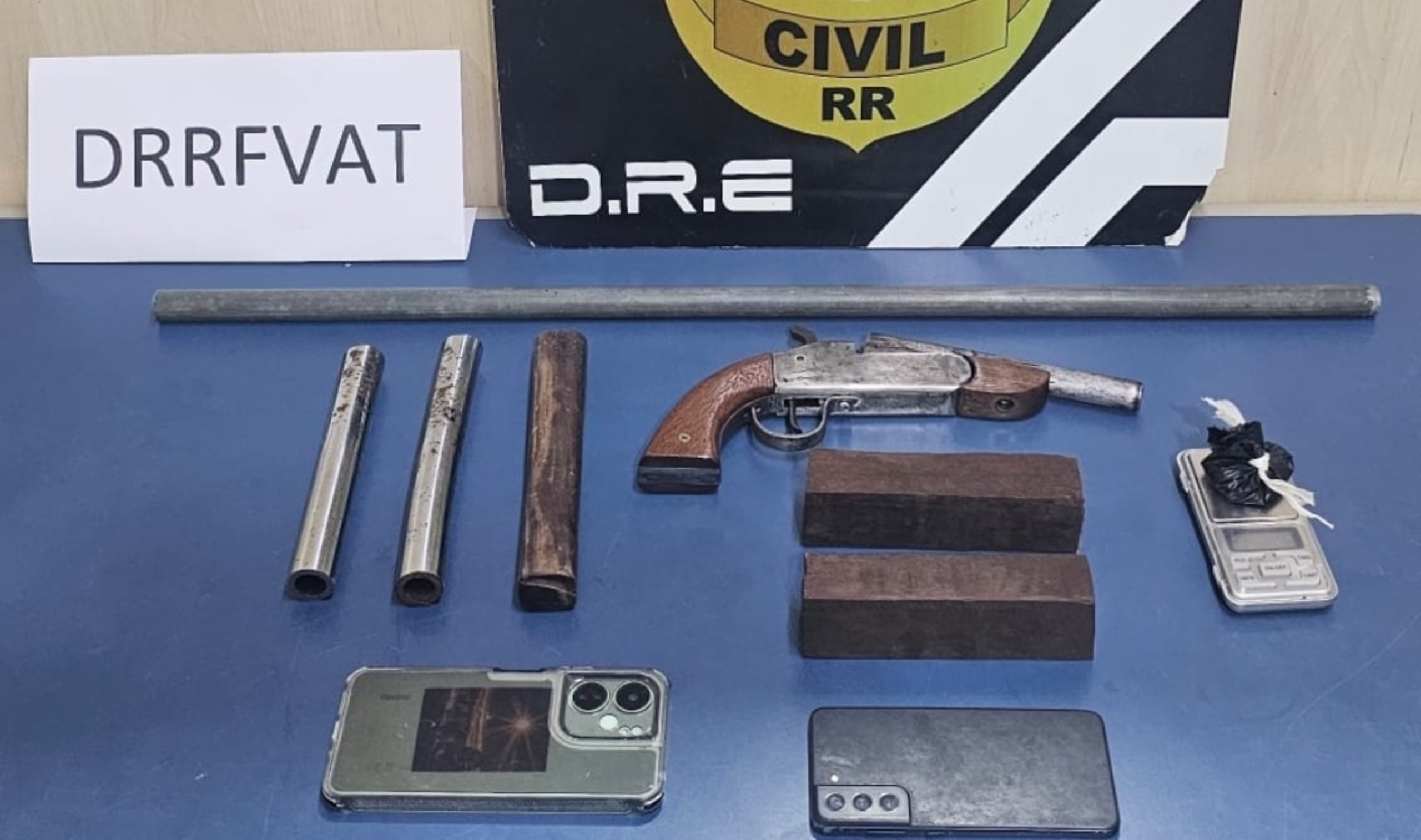Polícia Civil fecha fábrica clandestina de armas em Boa Vista