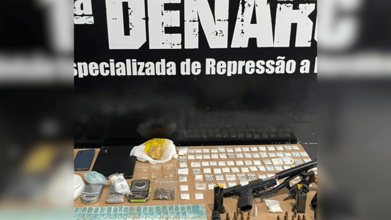 Mãe e filho presos por tráfico de drogas em lanchonete da família