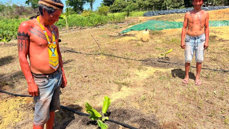 Reaproveitamento de Água na Terra Yanomami