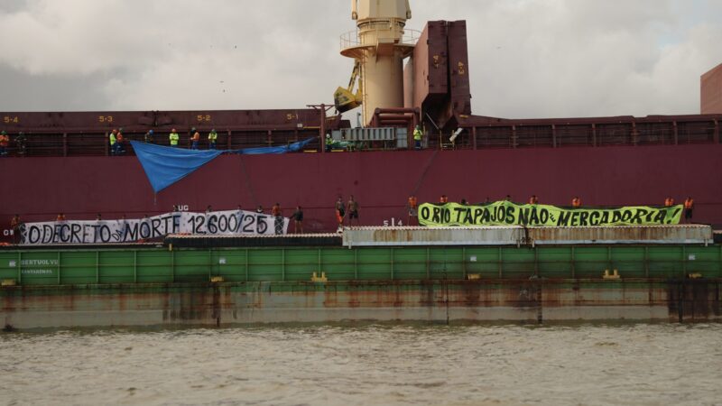 Indígenas invadem terminal portuário da Cargill em Santarém