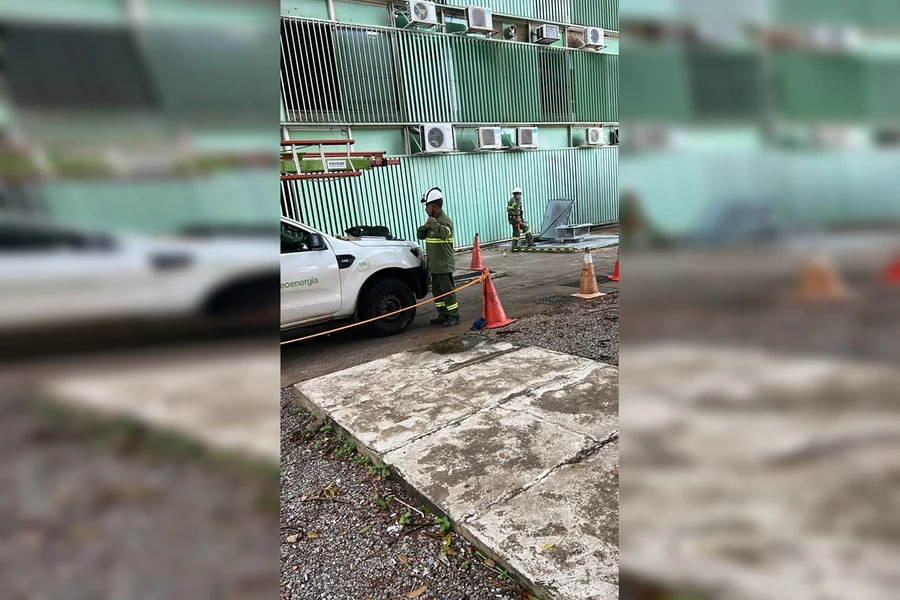 Incêndio em subestação compromete energia do ministério