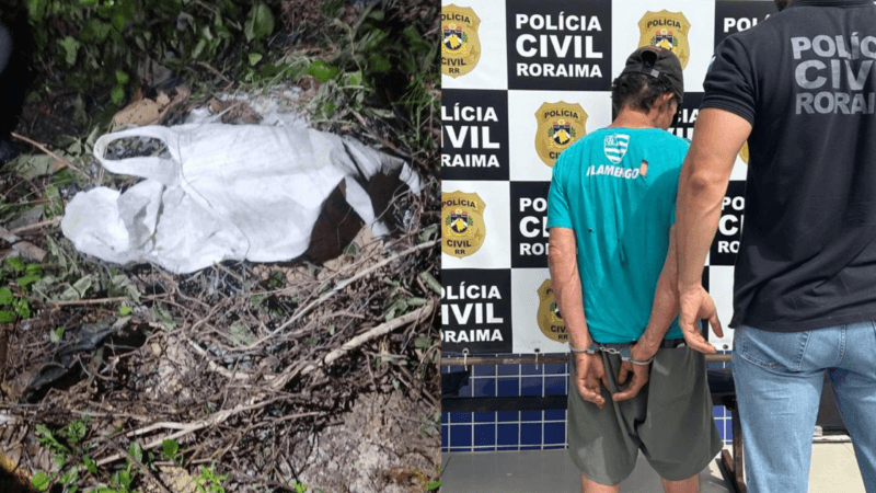 Homem preso em Roraima por homicídio e ocultação de cadáver