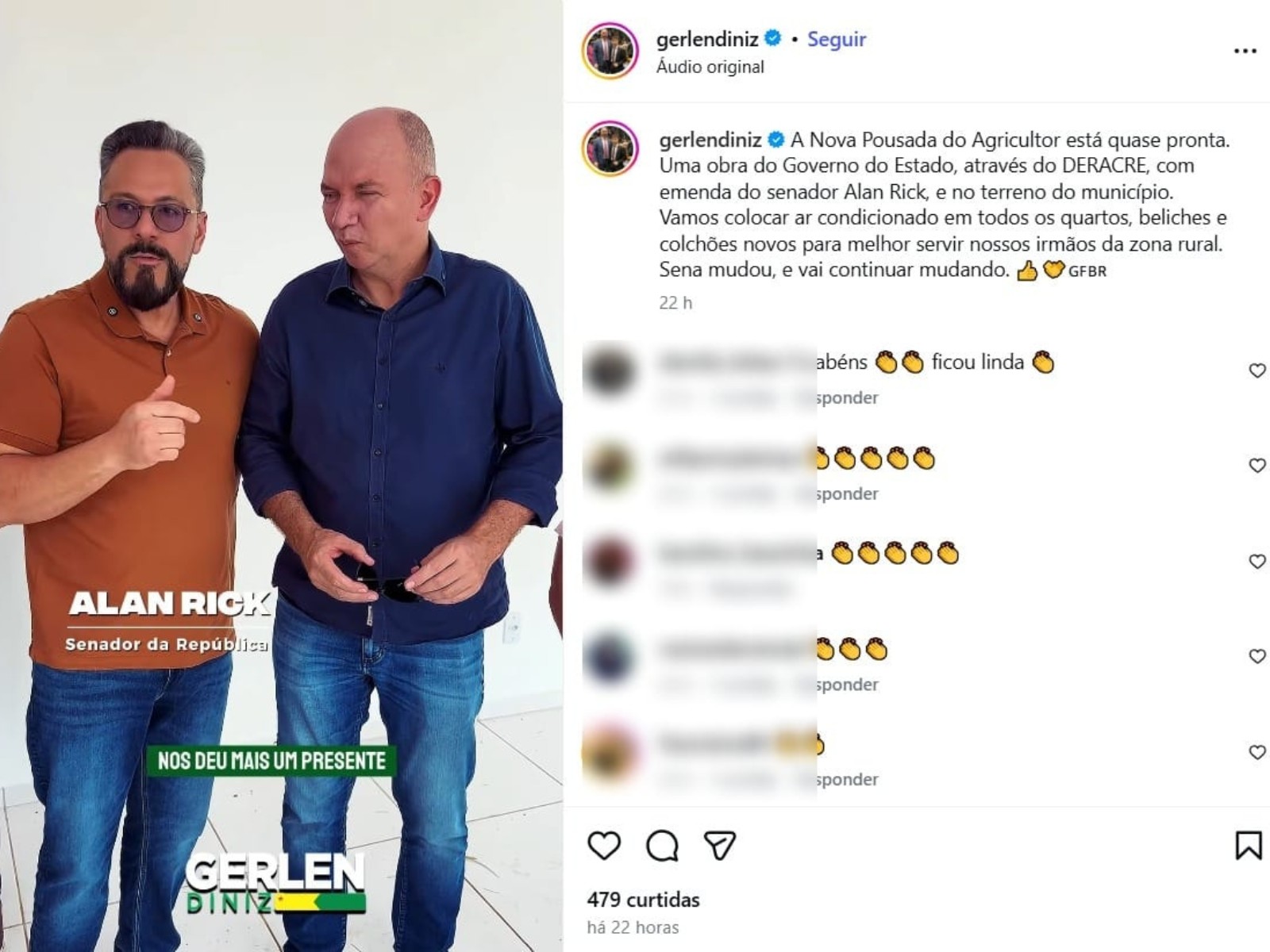 Governo acusa prefeito e senador de invadirem obra no Acre; políticos rebatem e alegam