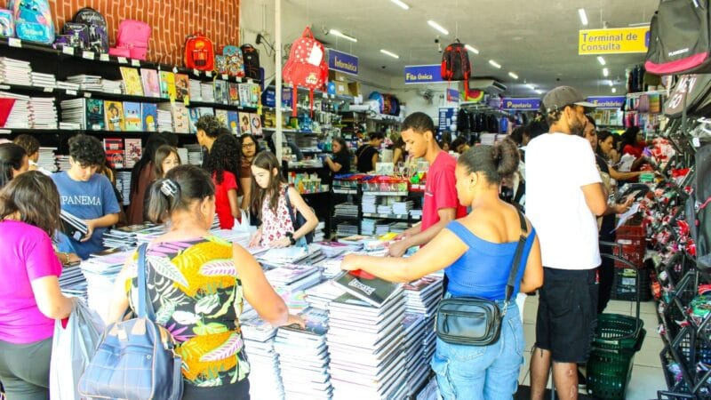 Variação de Preço do material escolar em Rio Branco