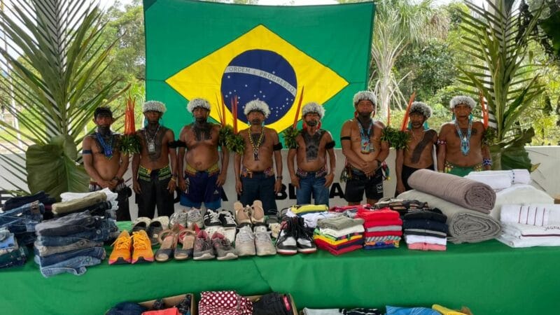 Doações de sete toneladas são entregues para comunidades indígenas no Amazonas