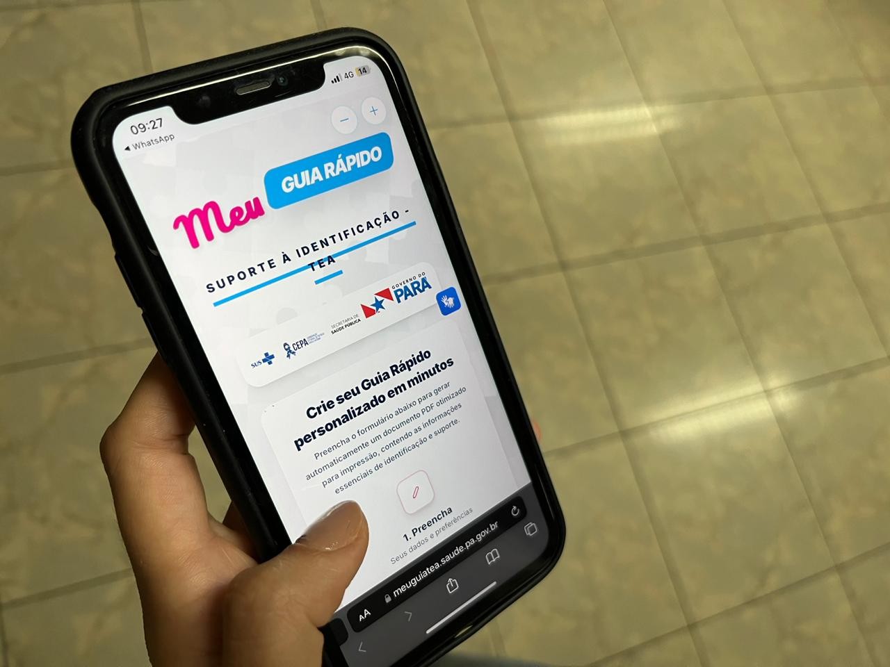 Guia online para inclusão de crianças com autismo no Pará