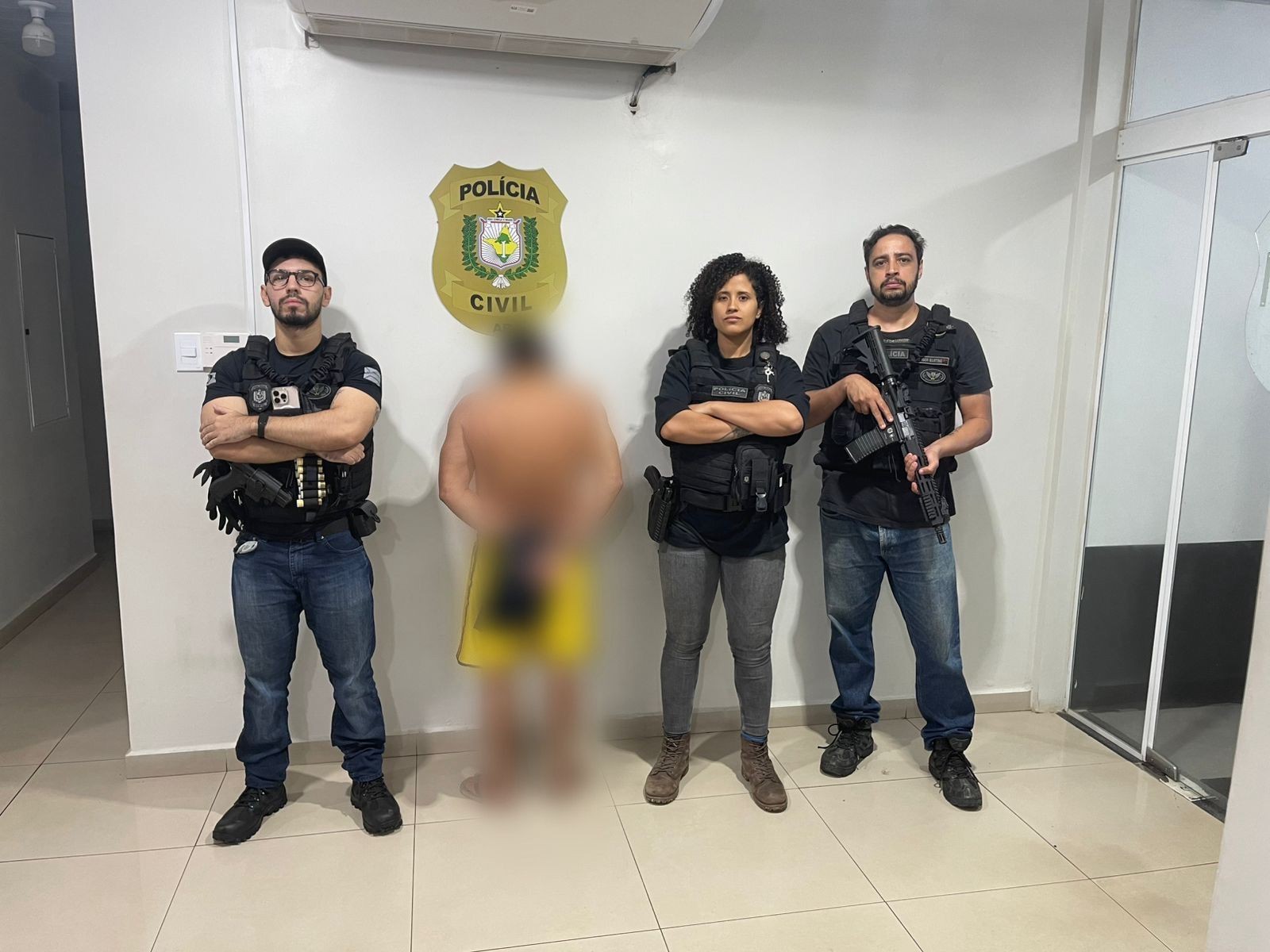 Homem preso por tentativa de feminicídio no AP