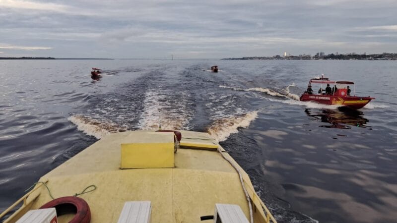 Naufrágio no Encontro das Águas: buscas em Manaus