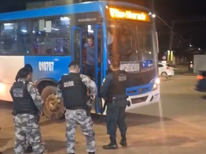 Homem preso após tentativa de assalto a ônibus em Santarém