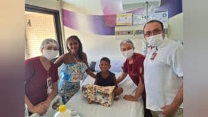 Menino de 5 anos se recupera de picada de jararaca e recebe alta no Pará