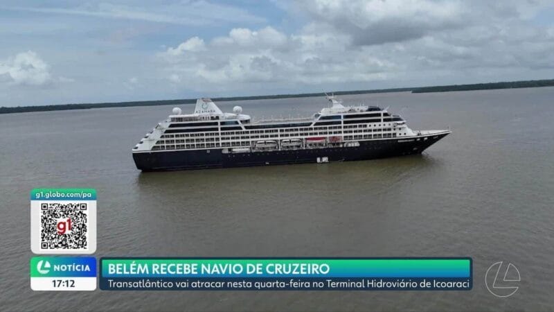 Belém Recebe Transatlântico e Aumenta Atração Turística