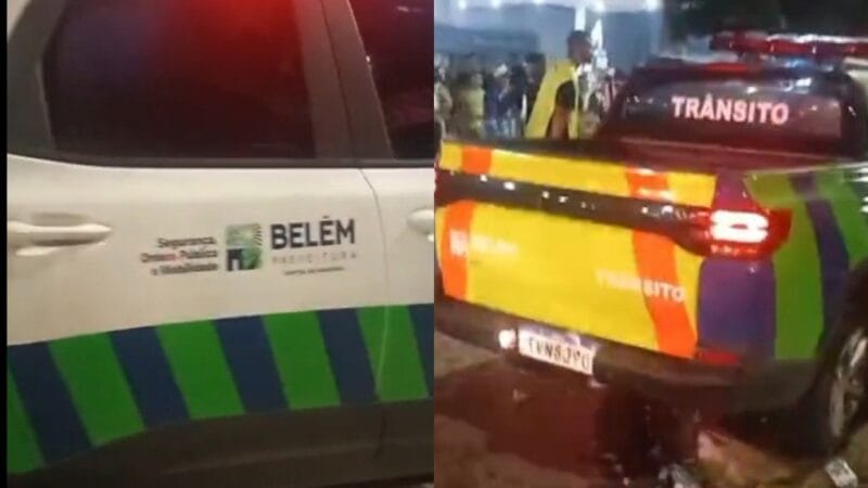 Viatura da Segbel Colide com Vendedores Ambulantes Durante Carnaval em Belém