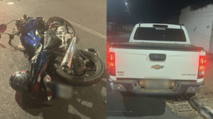 Acidente Grave em Boa Vista Envolve Caminhonete de Bombeiro e Mototaxista
