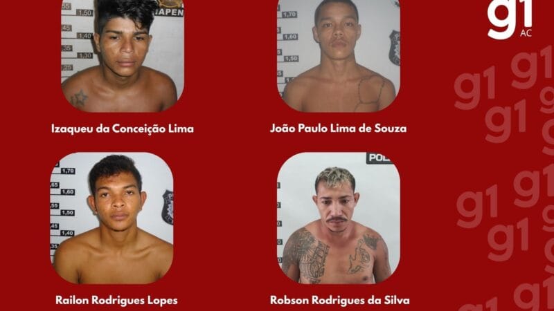 Recapturados Detentos que Fugiram de Presídio no Acre Após Dois Dias de Busca