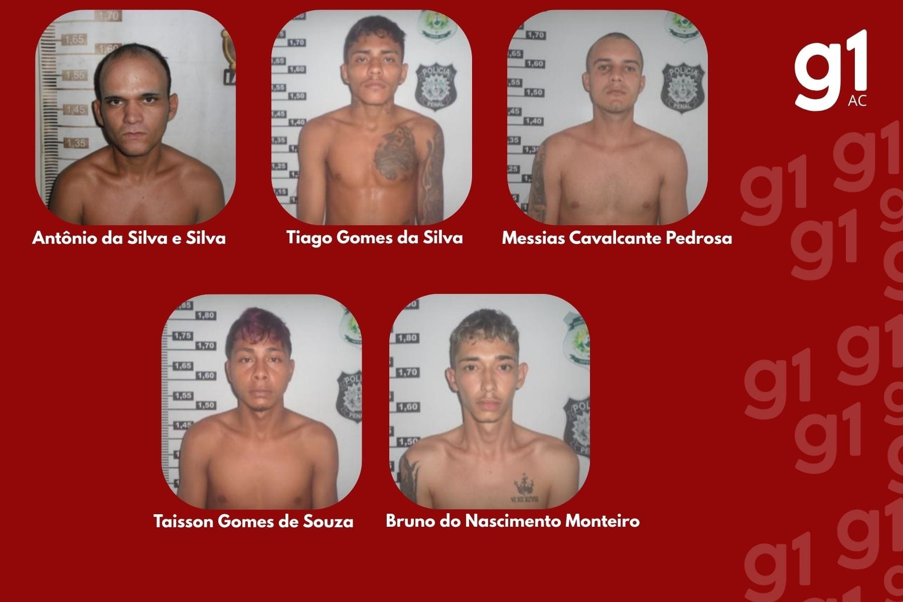 Fuga em Presídio do Acre: Quase uma Semana Após a Escapada, Cinco Detentos Permanecem Foragidos