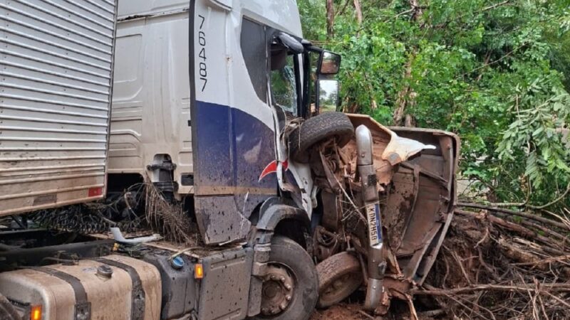 Tragédia na BR-153: Motorista de Caminhonete Morre em Acidente com Caminhão