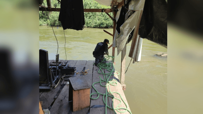 Operação da Polícia Militar Combate Garimpo Ilegal em Almas, TO