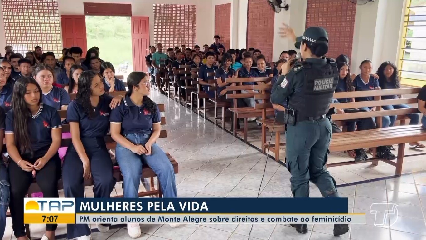 Projeto da Polícia Militar Promove Conscientização sobre Violência Contra a Mulher em Monte Alegre