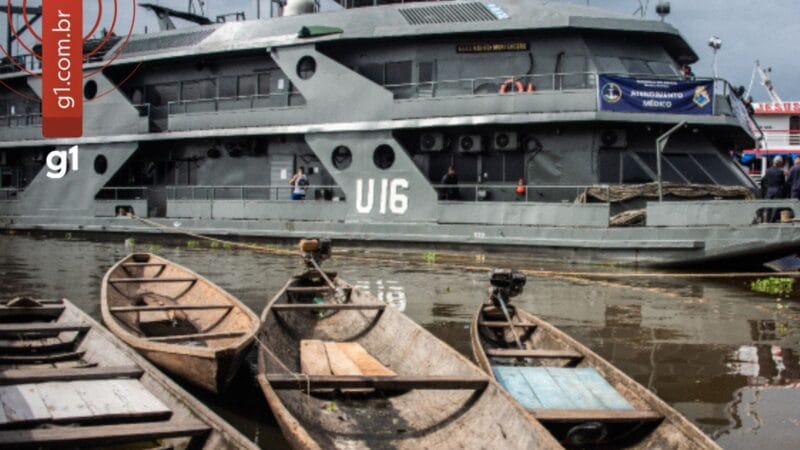 Navio da Marinha do Brasil Leva Assistência Médica a Comunidades Isoladas no Acre