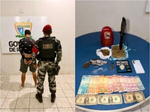 Suspeito de Homicídio em Boa Vista é Capturado com Drogas e Arma