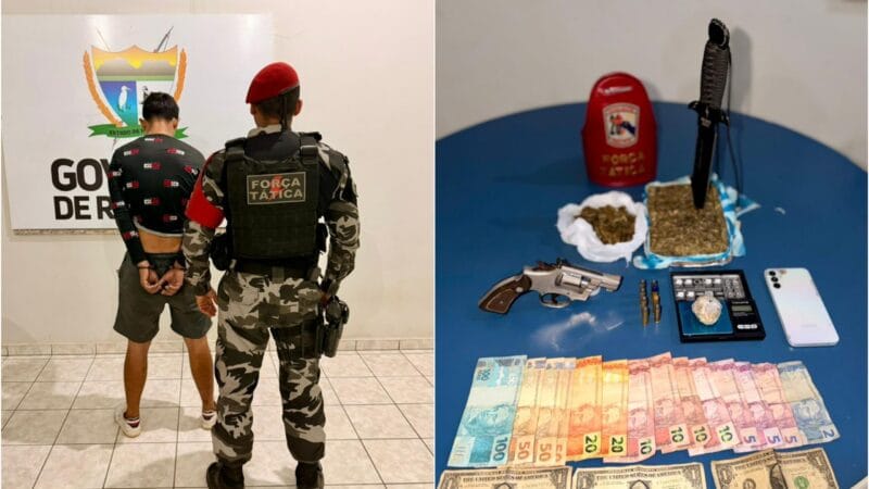 Suspeito de Homicídio em Boa Vista é Capturado com Drogas e Arma