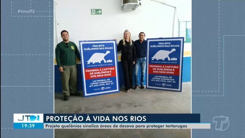 Iniciativa em Santarém Reforça Proteção aos Quelônios com Novas Placas