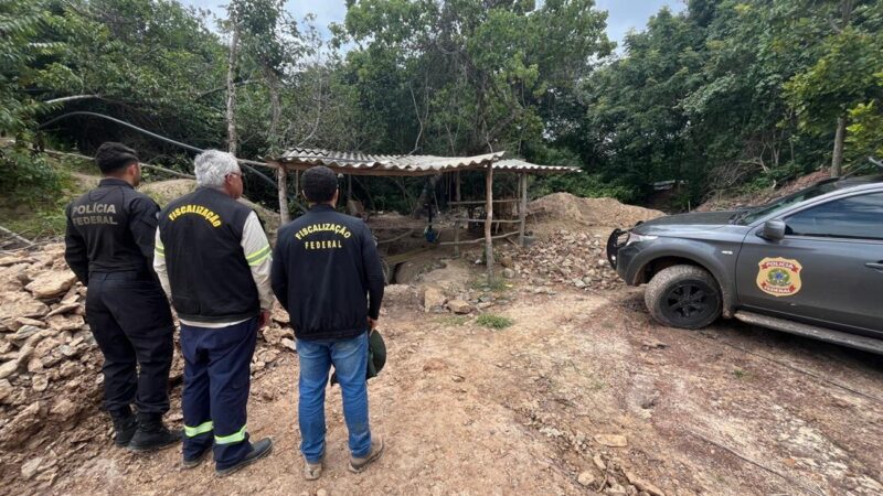 Polícia Federal Combate Garimpo Ilegal no Tocantins e Realiza Prisão em Flagrante