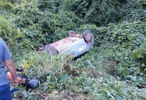 Capotamento de Carro de Aplicativo em Rodovia do Pará: Acidente Envolve Motocicleta