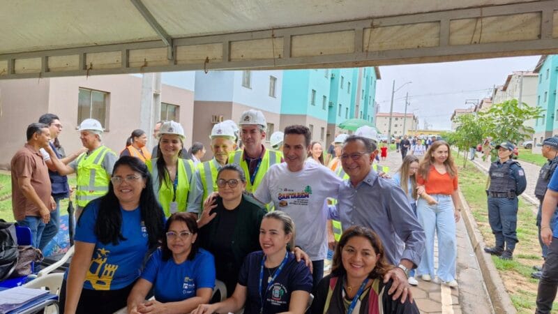Ministro Jader Filho Inspeciona Obras do Residencial Moaçara em Santarém