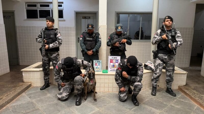 Polícia Militar Apreende 1kg de Drogas em Embarcação no Porto de Santarém