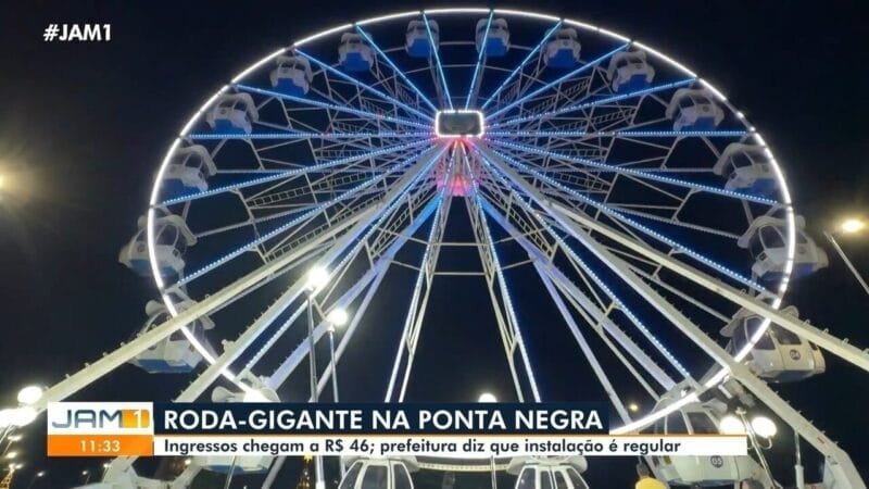 Encerramento da Roda-Gigante da Ponta Negra Marca o Fim de um Capítulo em Manaus