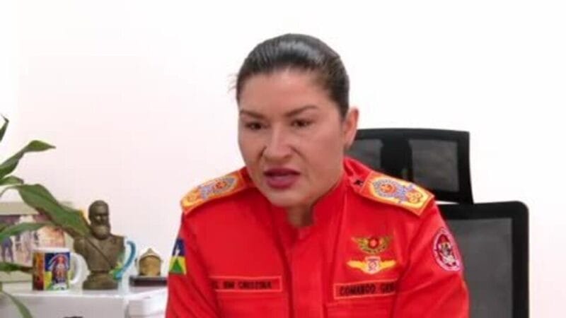 Coronel Daniele Cristina: Primeira Mulher a Comandar o Corpo de Bombeiros de Rondônia
