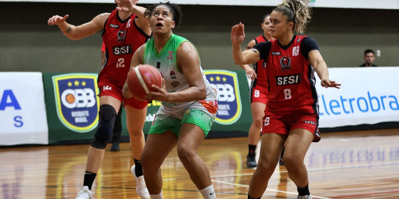 Basquete Feminino: TV Brasil Exibe Confronto entre Sesi Araraquara e Santo André