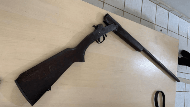 Prisão de Suspeito de Violência Doméstica em Mucajaí: Apreensão de Arma em Foco