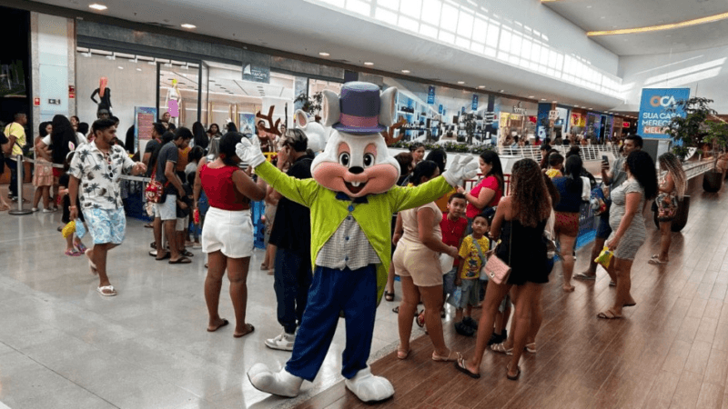 Programação Especial de Páscoa em Shoppings de Manaus: Diversão para as Crianças