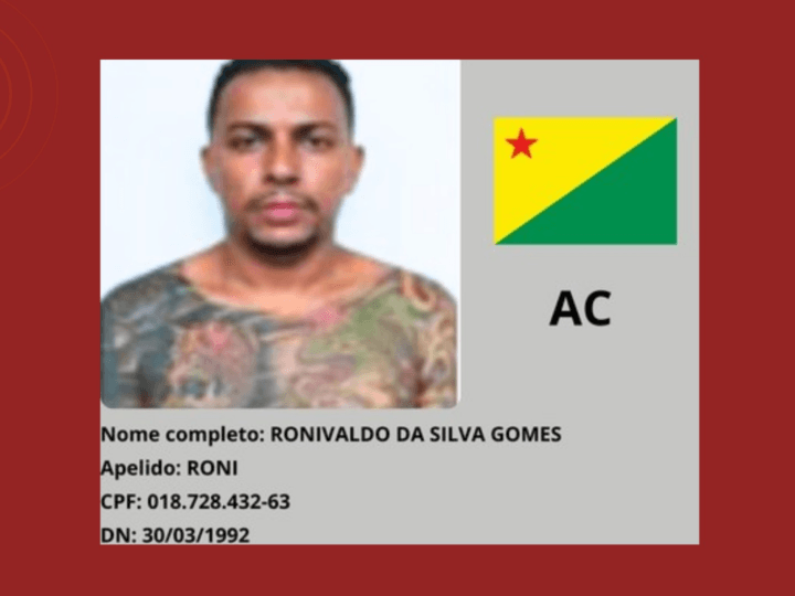 Justiça do Acre mantém júri para envolvido em chacina no Taquari e o classifica como foragido perigoso