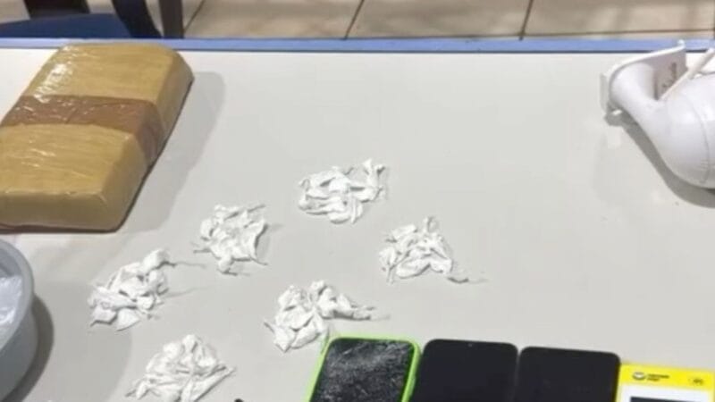 Homem é preso por tráfico de drogas após ameaçar policial em Porto Velho