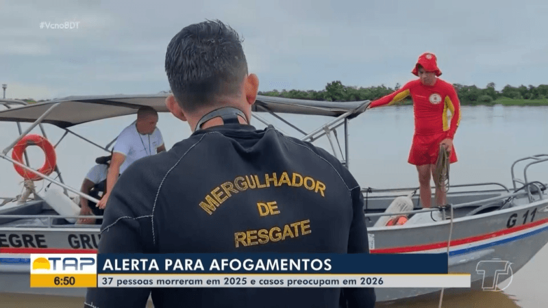 Corpo de Bombeiros em Alerta: Aumento de Afogamentos em 2026 Levanta Preocupações