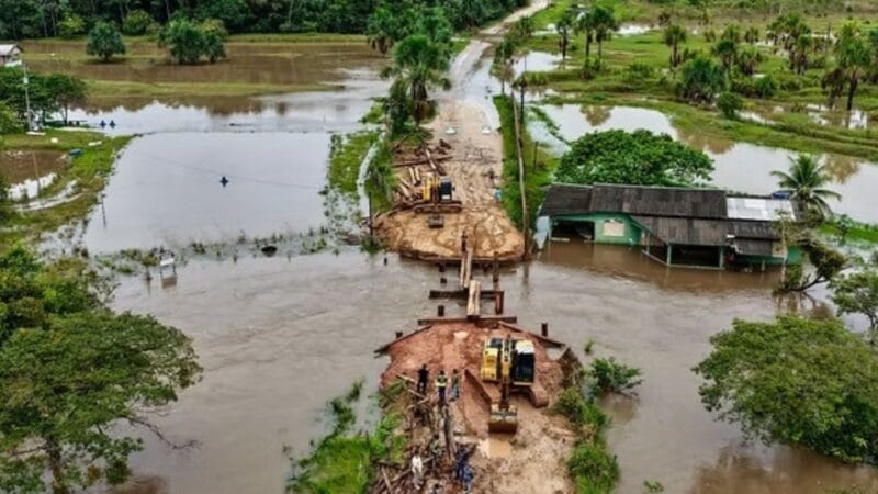 Inundações em Mâncio Lima: Comunidades Isoladas e Deslocamento de Famílias Após Chuvas Intensas