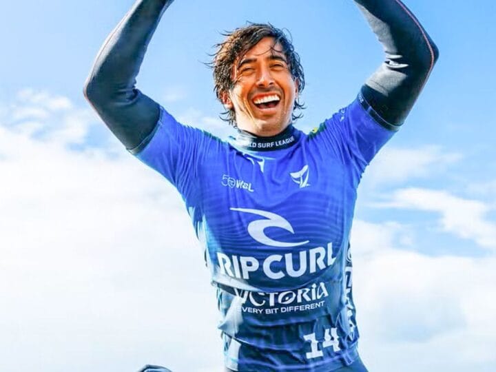 Miguel Pupo Inicia Temporada de Surfe com Vitória em Bells Beach