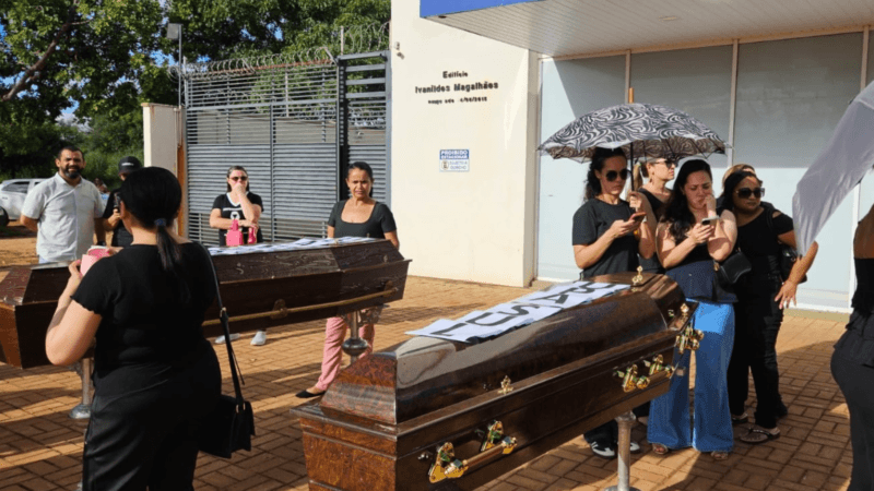 Protesto em Palmas: Servidores da Saúde Manifestam Contra Terceirização das UPAs